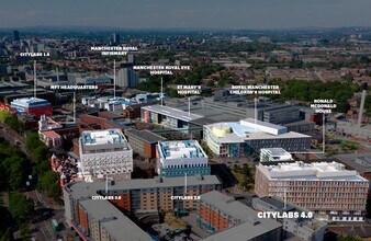 Hathersage Rd, Manchester, GTM - VUE AÉRIENNE  vue de carte