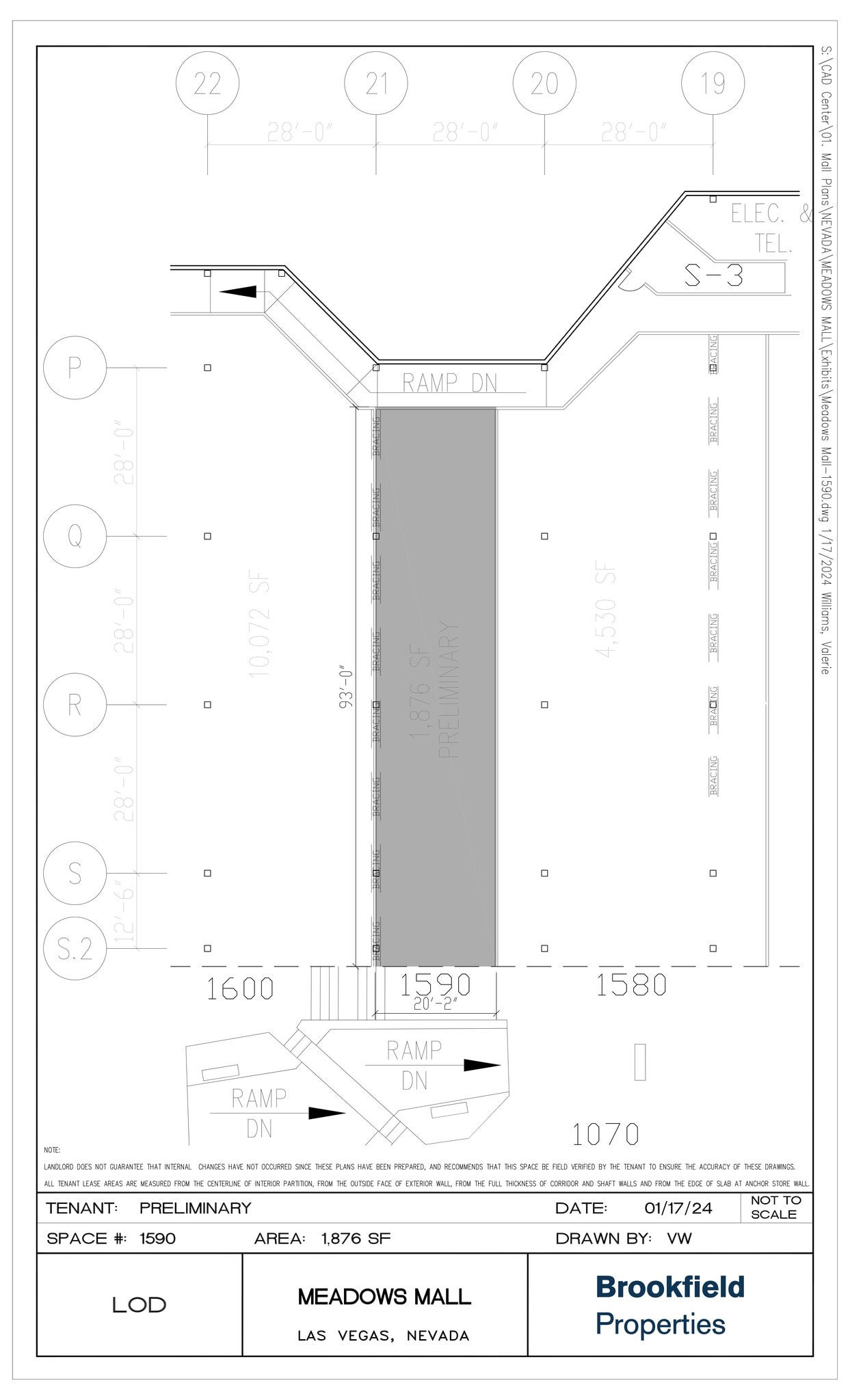 4300 Meadows Ln, Las Vegas, NV à louer Plan de site– Image 1 sur 1