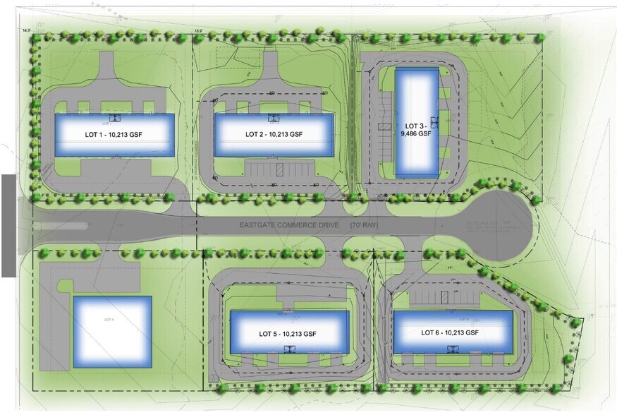 14 Eastgate Dr, Brunswick, GA à vendre - Plan de site – Image 3 sur 26