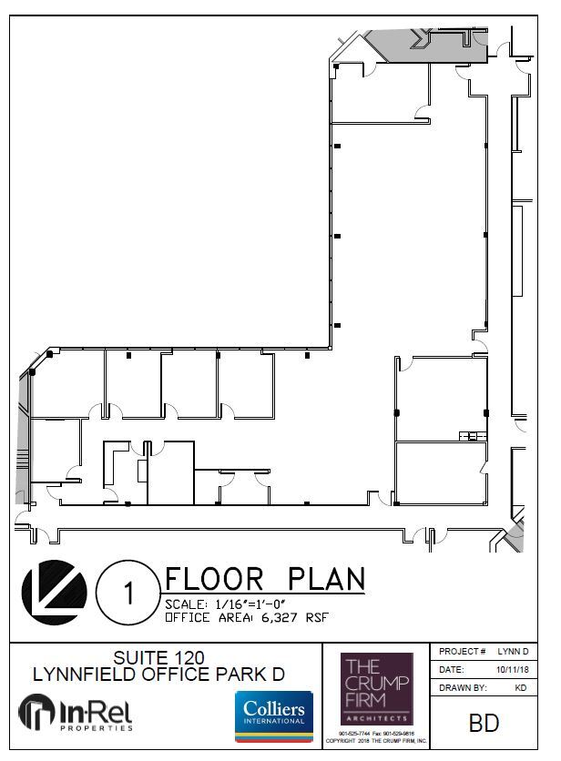 1355 Lynnfield Rd, Memphis, TN à louer Plan d’étage– Image 1 sur 1