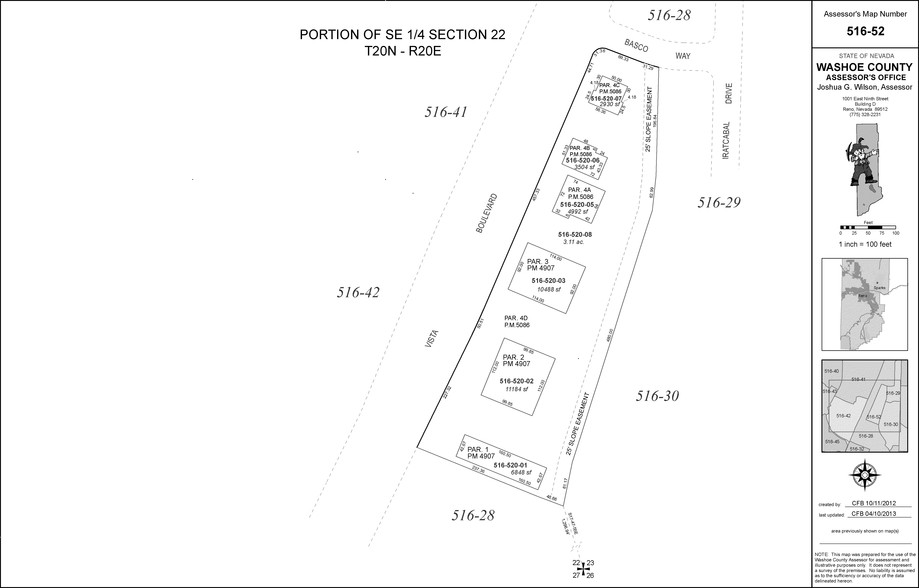 4970-4984 Vista Blvd, Sparks, NV à vendre - Plan cadastral – Image 3 sur 3