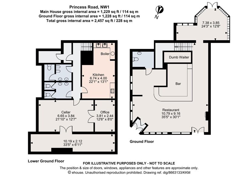 11 Princess Rd, Londres à vendre - Plan d’étage – Image 2 sur 12