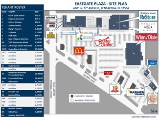 Plus de détails pour 6901-7145 N 9th Ave, Pensacola, FL - Local commercial à louer