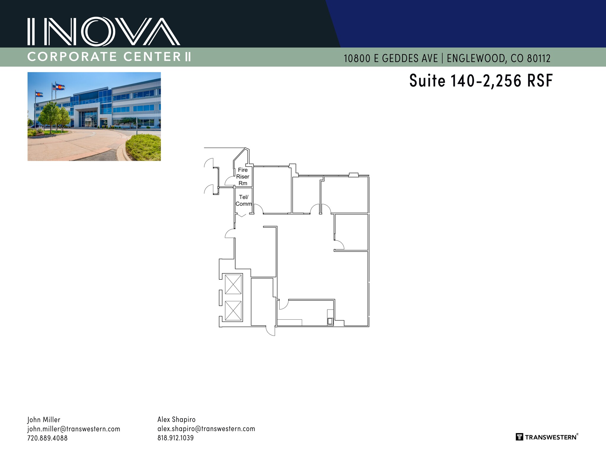 10700 E Geddes Ave, Englewood, CO à louer Plan de site– Image 1 sur 3