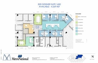 820 Gessner Rd, Houston, TX à louer Plan de site– Image 1 sur 1