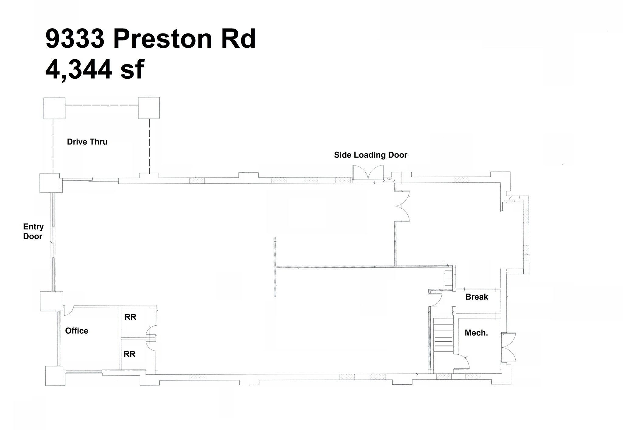 9411 Preston Rd, Frisco, TX à louer Plan d’étage– Image 1 sur 1