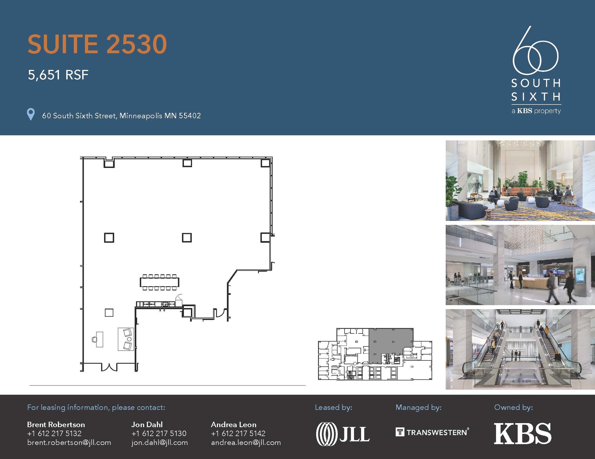 60 S 6th St, Minneapolis, MN à louer Plan d’étage– Image 1 sur 1