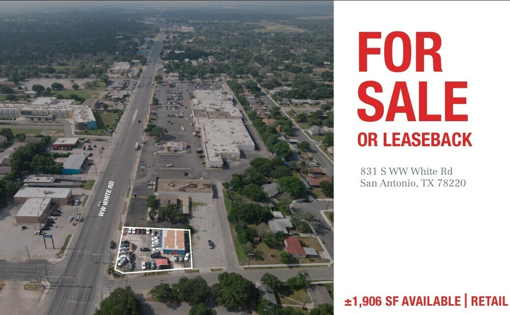 831 S WW White Rd, San Antonio, TX à vendre Photo de l’immeuble– Image 1 sur 9