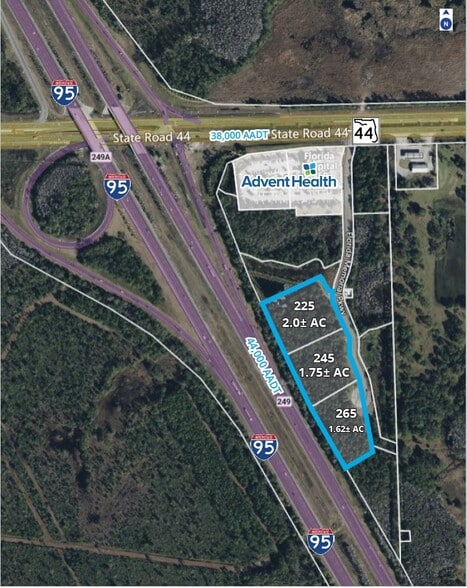 225, 245, 265 Memorial Pky, New Smyrna Beach, FL à vendre - Aérien – Image 1 sur 6