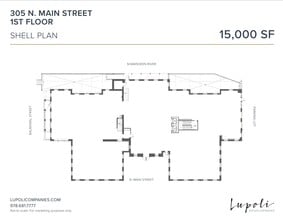 305 N Main St, Andover, MA à louer Plan d’étage– Image 1 sur 1