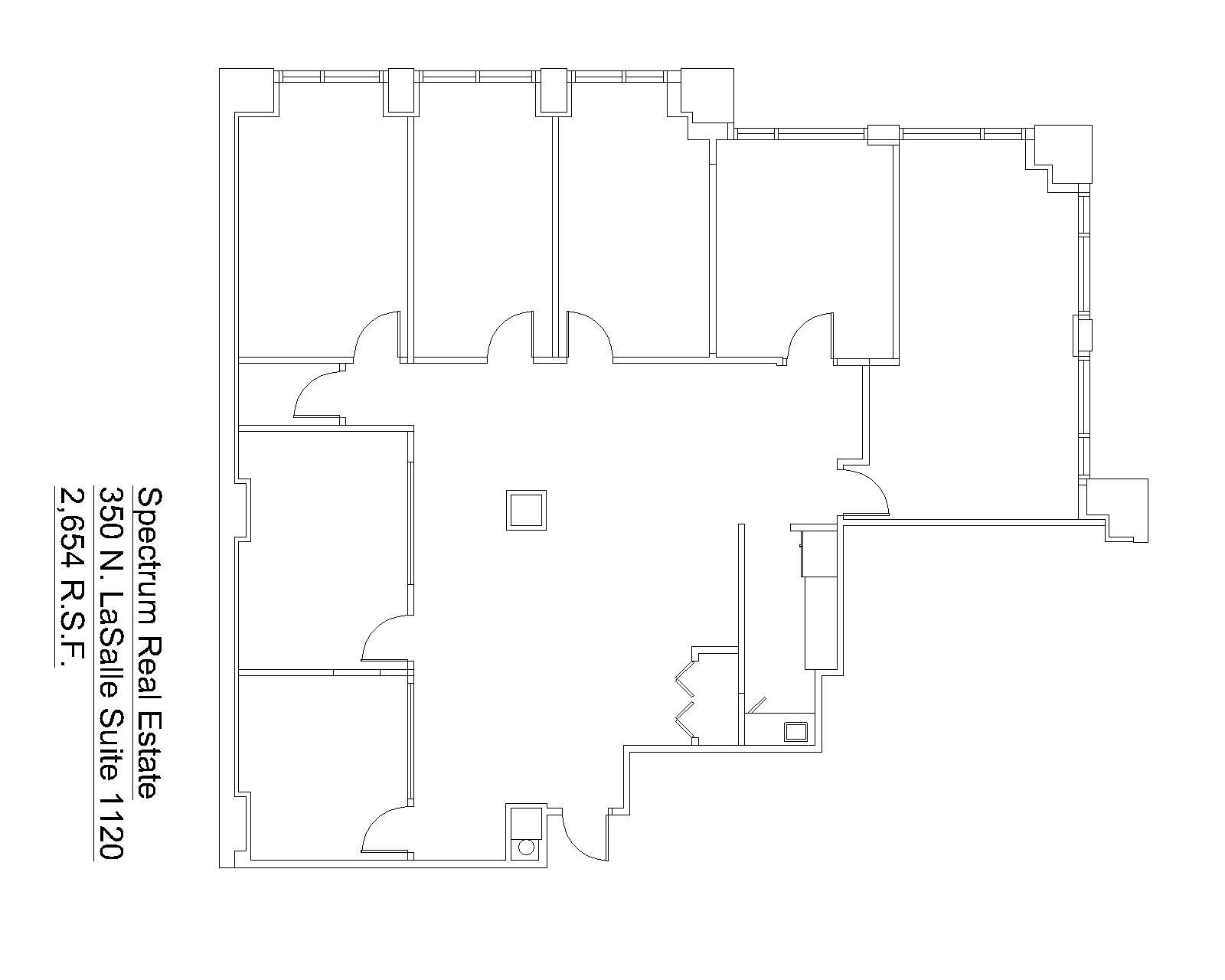 350 N LaSalle St, Chicago, IL à louer Plan d’étage– Image 1 sur 1