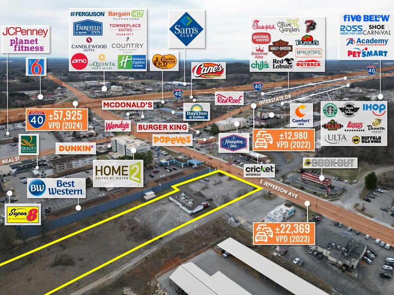 880 S Jefferson Ave, Cookeville, TN à vendre - Photo de l’immeuble – Image 2 sur 13