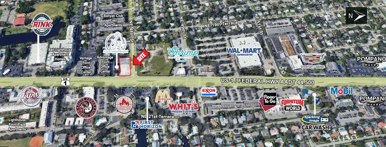 4791 N Federal Hwy, Pompano Beach, FL à louer Aérien– Image 1 sur 12