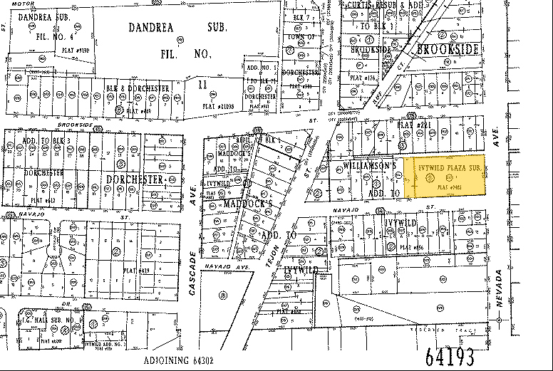 1520-1526 S Nevada Ave, Colorado Springs, CO à louer - Plan cadastral – Image 2 sur 4