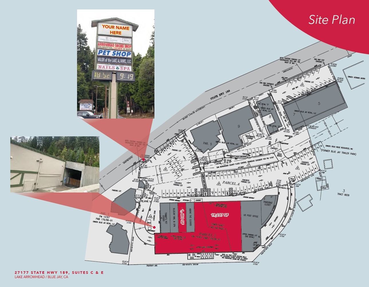 27177 State Highway 189, Blue Jay, CA à louer Plan d’étage– Image 1 sur 1