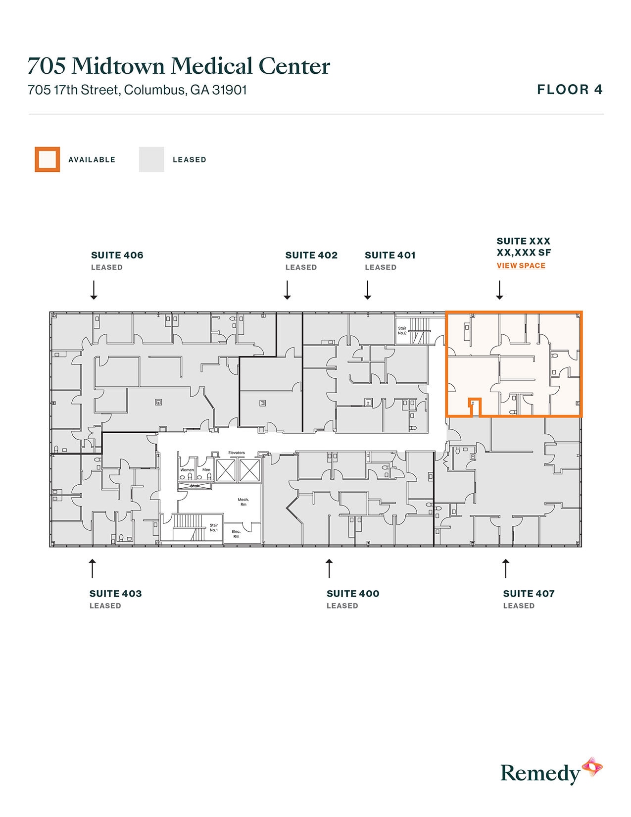 705 17th St, Columbus, GA à louer Plan d’étage– Image 1 sur 1