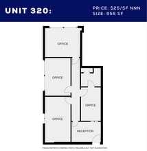 3801 N University Dr, Sunrise, FL à louer Plan d’étage– Image 1 sur 9