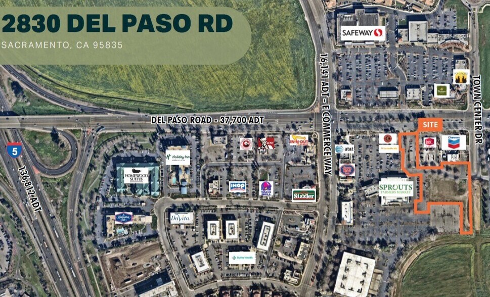 2830 Del Paso Rd, Sacramento, CA à louer - Photo de l’immeuble – Image 1 sur 1