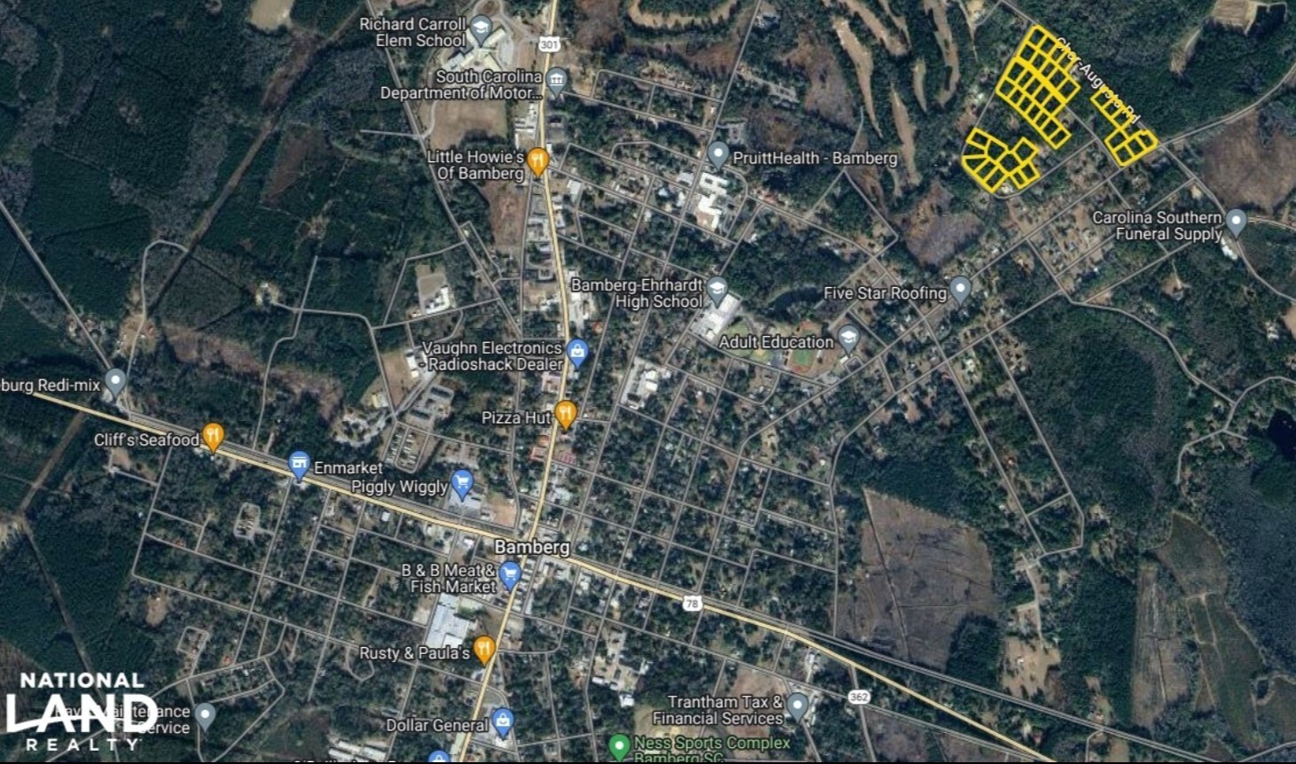 0 Char-Augusta Road, Bamberg, SC à vendre Aérien– Image 1 sur 13