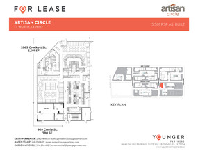 2973 W 7th St, Fort Worth, TX à louer Plan d’étage– Image 2 sur 7