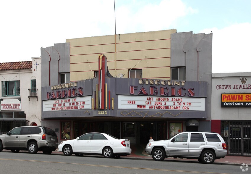 3325 Adams Ave, San Diego, CA à louer - Photo de l’immeuble – Image 2 sur 4