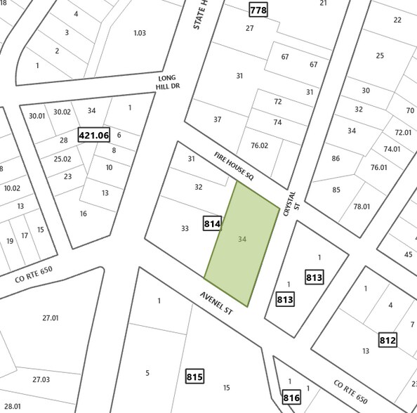 Avenel St, Avenel, NJ à vendre - Plan cadastral – Image 2 sur 2