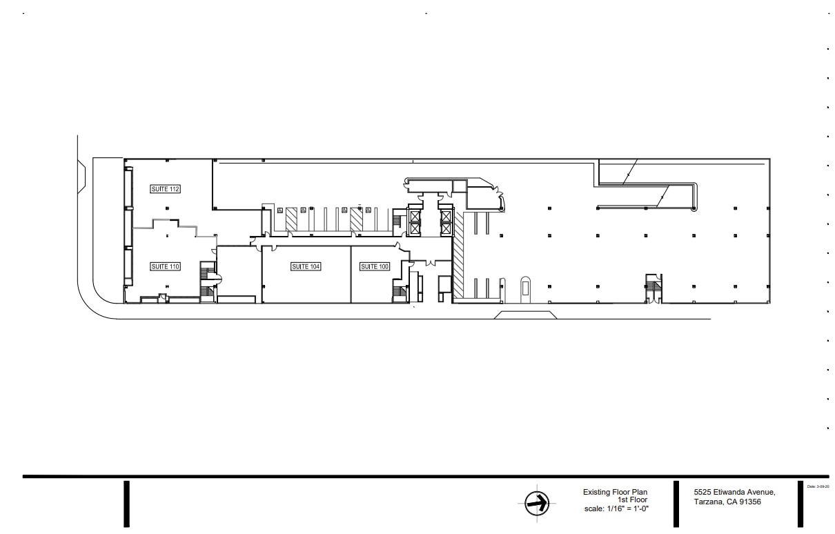 5525 Etiwanda Ave, Tarzana, CA à louer Plan d’étage– Image 1 sur 1