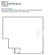 1727 N Arizona Ave, Chandler, AZ à louer Plan d’étage– Image 1 sur 1