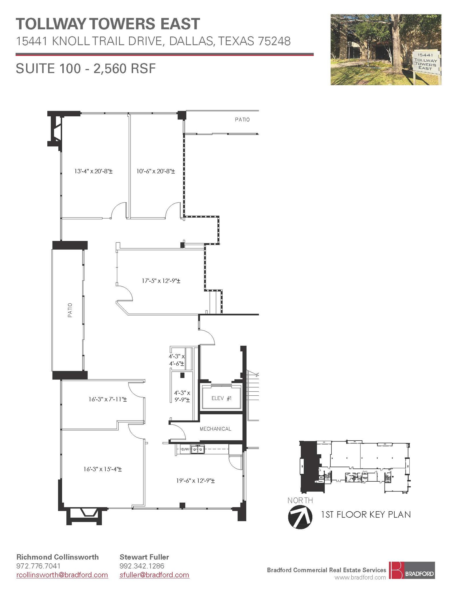 15441 Knoll Trail Dr, Dallas, TX à louer Plan d’étage– Image 1 sur 1