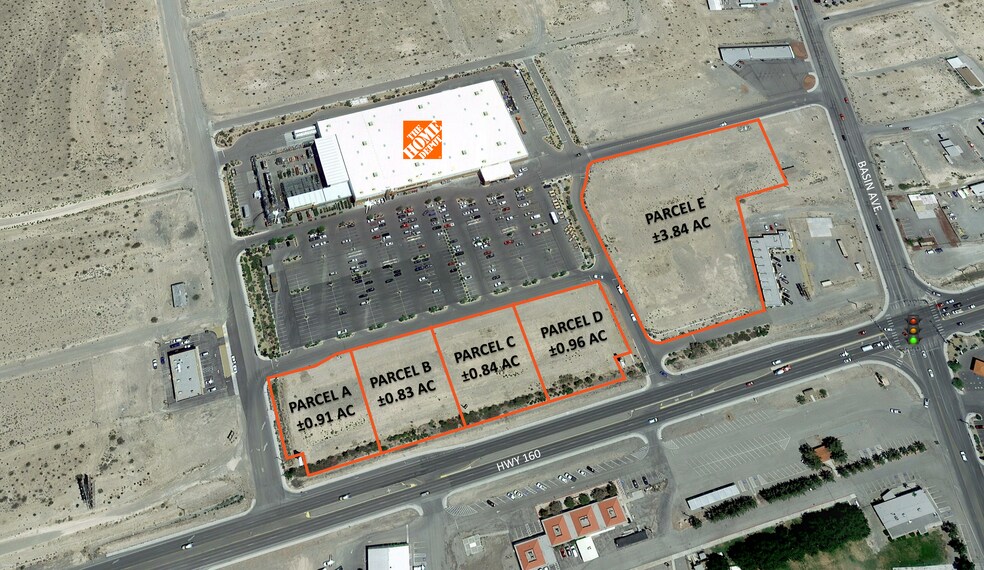 Highway 160, Pahrump, NV à vendre - Aérien – Image 1 sur 2