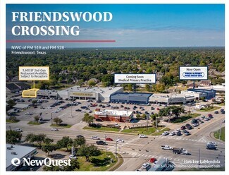 Plus de détails pour 102-146 W Parkwood Ave, Friendswood, TX - Local commercial à louer