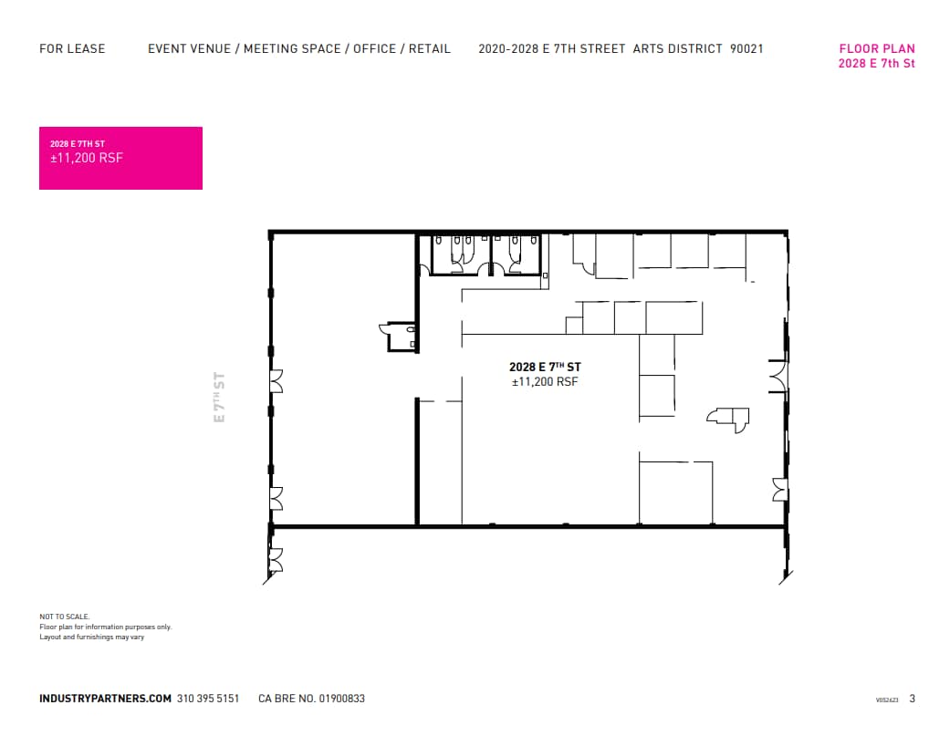 2014-2022 E 7th St, Los Angeles, CA à louer Plan d’étage– Image 1 sur 1