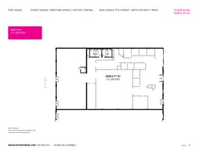 2014-2022 E 7th St, Los Angeles, CA à louer Plan d’étage– Image 1 sur 1
