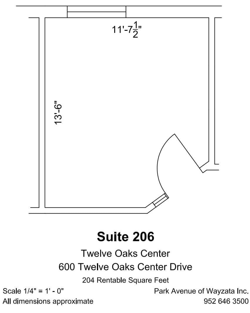 600 Twelve Oaks Center Dr, Wayzata, MN à louer Plan d’étage– Image 1 sur 1