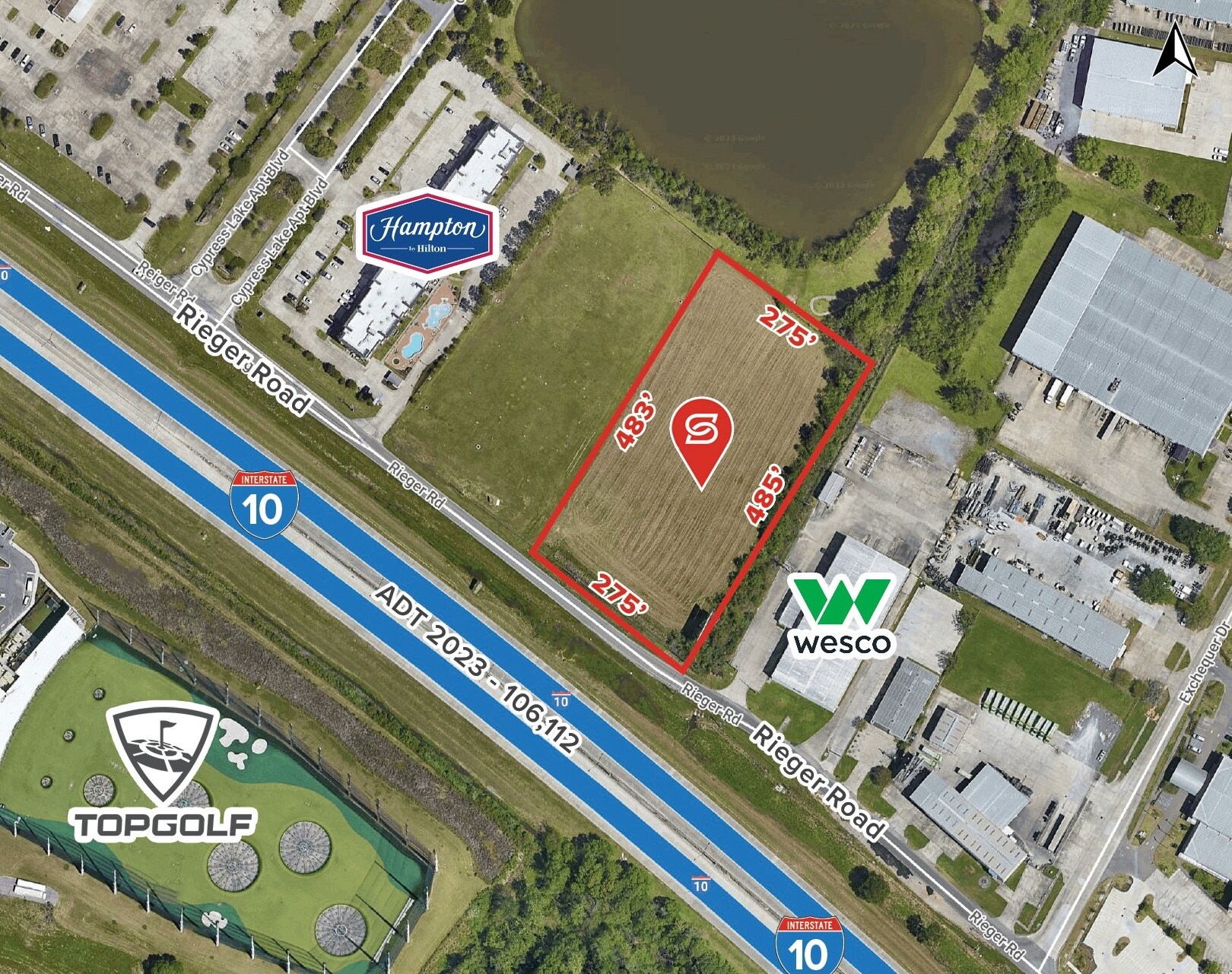 11331 Rieger Rd, Baton Rouge, LA à vendre Aérien– Image 1 sur 7