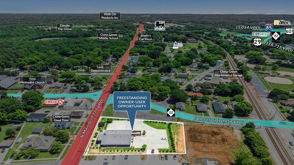 502 N Main St, China Grove, NC à vendre - Photo de l’immeuble – Image 2 sur 5