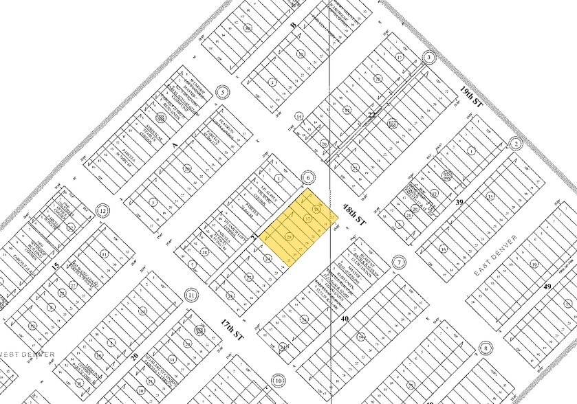 1755 Blake St, Denver, CO à louer - Plan cadastral – Image 2 sur 18