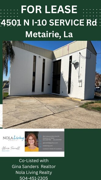 4501 N I 10 Service Rd W, Metairie, LA à louer - Photo de l’immeuble – Image 2 sur 3