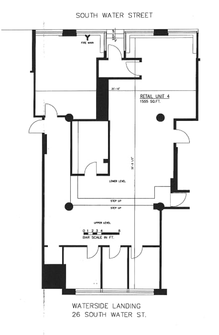 26 S Water St, New Bedford, MA à louer Plan d’étage– Image 1 sur 1