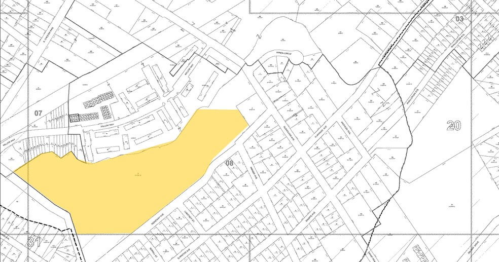 500 S Ridgeway Ave, Glenolden, PA à vendre - Plan cadastral – Image 1 sur 9