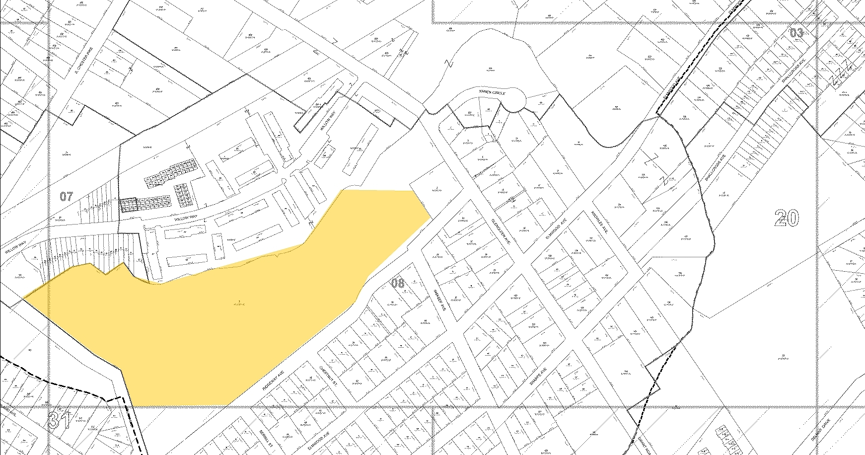 500 S Ridgeway Ave, Glenolden, PA à vendre Plan cadastral– Image 1 sur 10