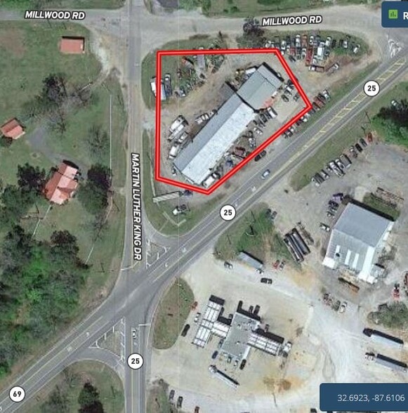 120 Demopolis St, Greensboro, AL à vendre - Aérien – Image 2 sur 3