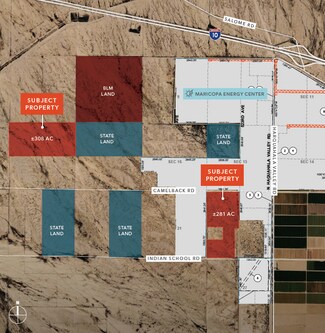 Plus de détails pour SW of I-10 & Harquahala Valley Rd, Tonopah, AZ - Terrain à vendre