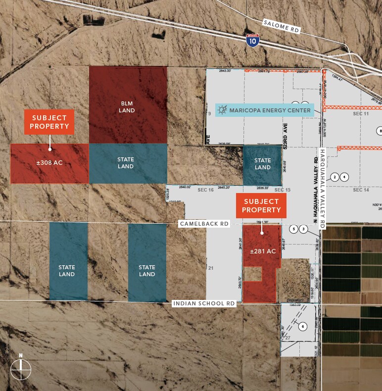SW of I-10 & Harquahala Valley Rd, Tonopah, AZ à vendre Aérien– Image 1 sur 3