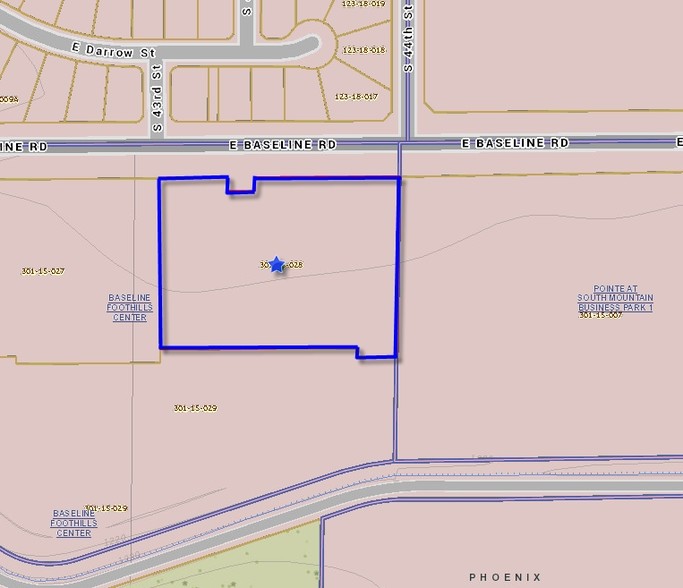 4409 E Baseline Rd, Phoenix, AZ à louer - Plan cadastral – Image 1 sur 1