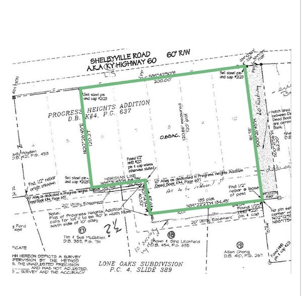 6926 Shelbyville Rd, Simpsonville, KY à vendre - Plan cadastral – Image 2 sur 2