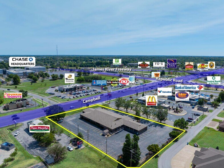 4049 S Campbell Ave, Springfield, MO à vendre - Photo de l’immeuble – Image 2 sur 8