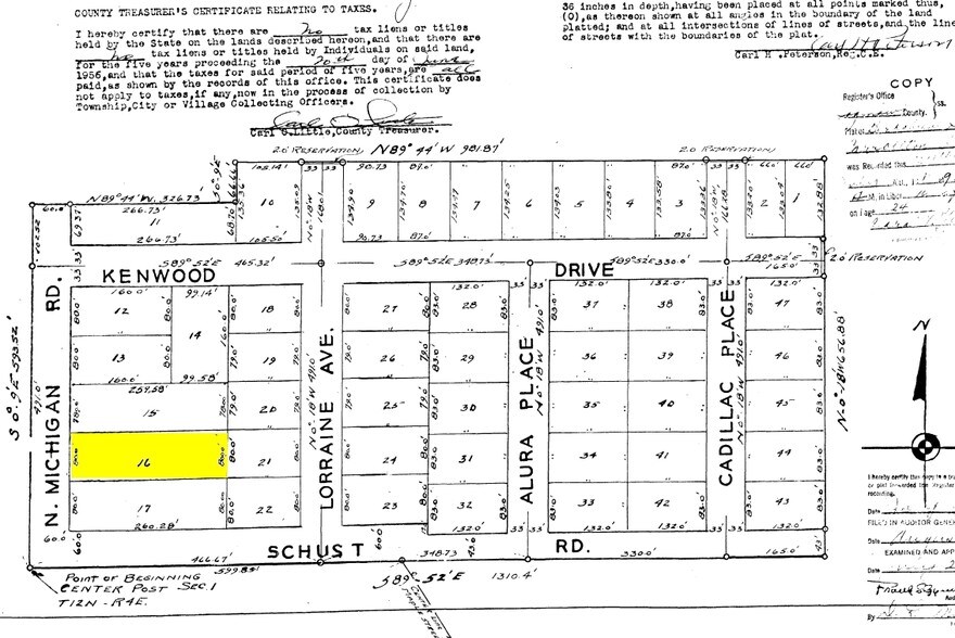 4500 N Michigan Ave, Saginaw, MI à vendre - Plan cadastral – Image 2 sur 2