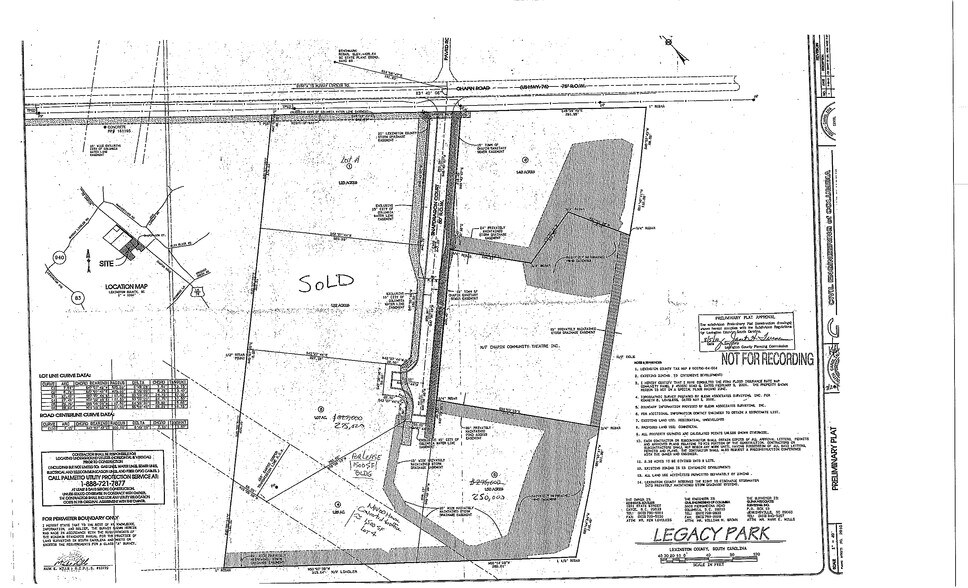 717 Chapin Rd, Chapin, SC à vendre - Plan cadastral – Image 2 sur 2