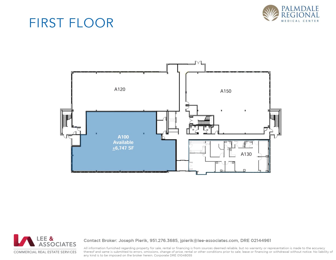 38660 Medical Center Dr, Palmdale, CA à louer Plan d’étage– Image 1 sur 1
